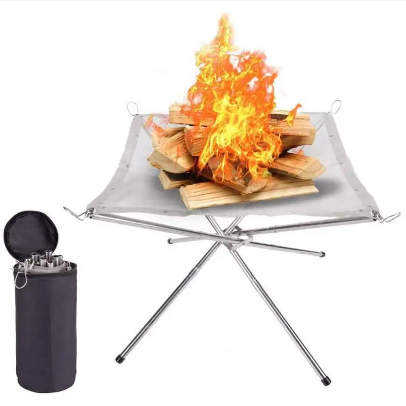 Outdoor Portable Charcoal foldable fire Starter Chimney Charcoal Fire Starter-Stove Camping Hiking Charcoal Starter