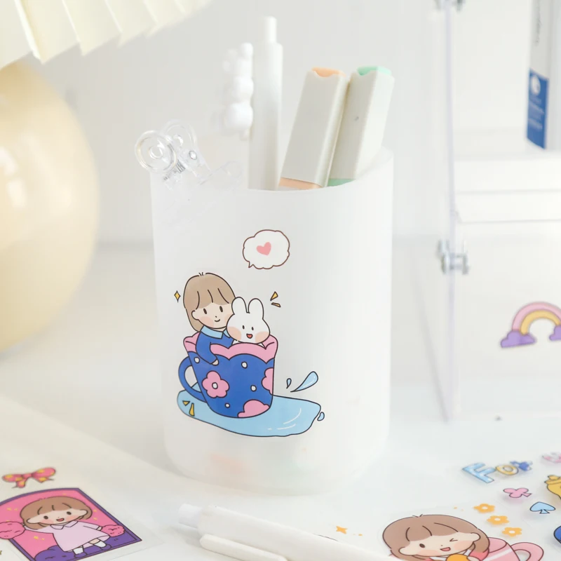 100Pcs Diary Sticker Scrapbooking Sweet Tea Diary  Planner Japanese Junk Journal Kawaii Decorative Stationery Craft Sticker