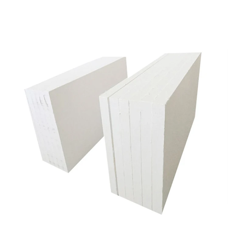 Refractory calcium silicate board sheet 50mm white color calcium silicate board for fireproof door