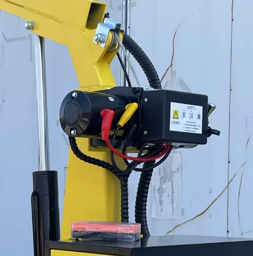 Counterbalanced swivel crane 360° electric lift/lower high/low speed Heavy duty 1000kg electric Compact Cranes Narrow Spaces