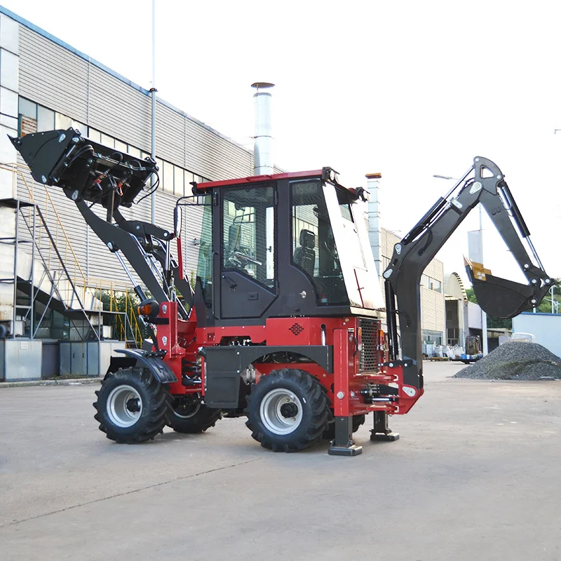 Factory price backhoe loader 4x4 backhoe china loader