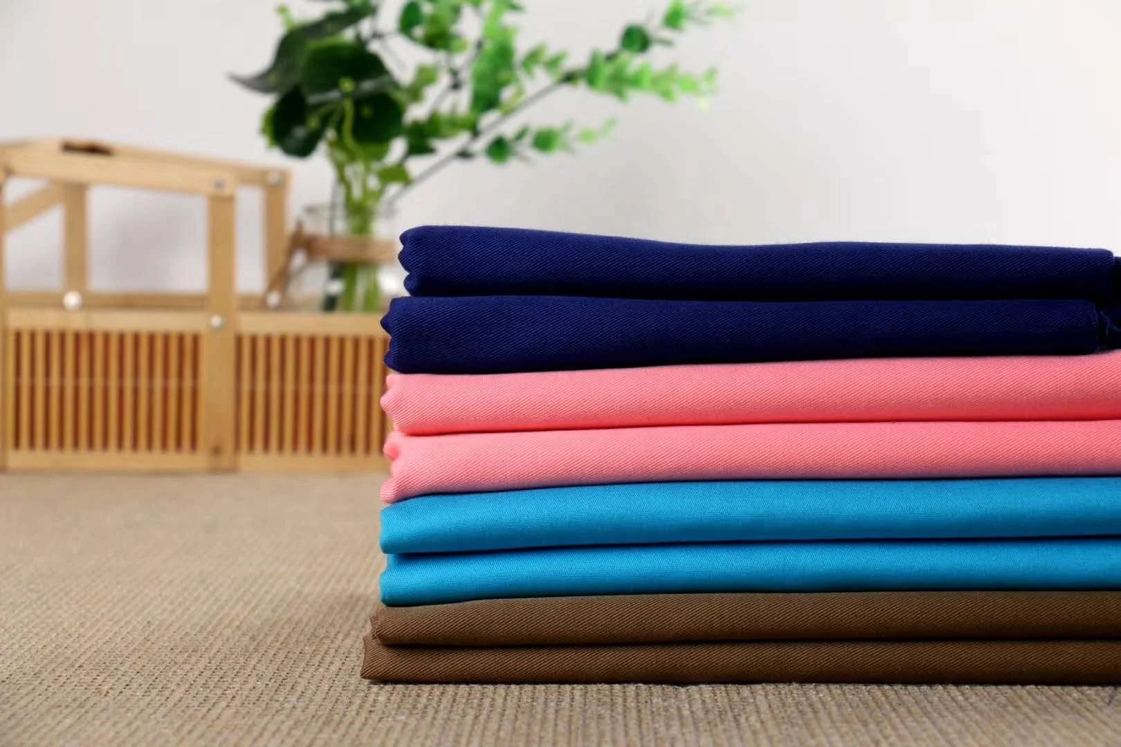 wholesale tc poplin 45*45 110*76 plain white dacron fabric