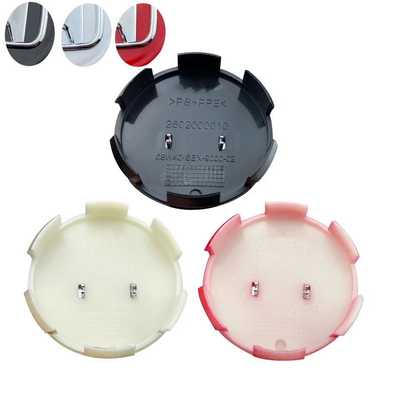 58mm/69mm Wheel Center Cap Covers Red/Silver/Black Emblem For Honda CRV Civic Accord CITY Fit Pilot Crossroad car styling