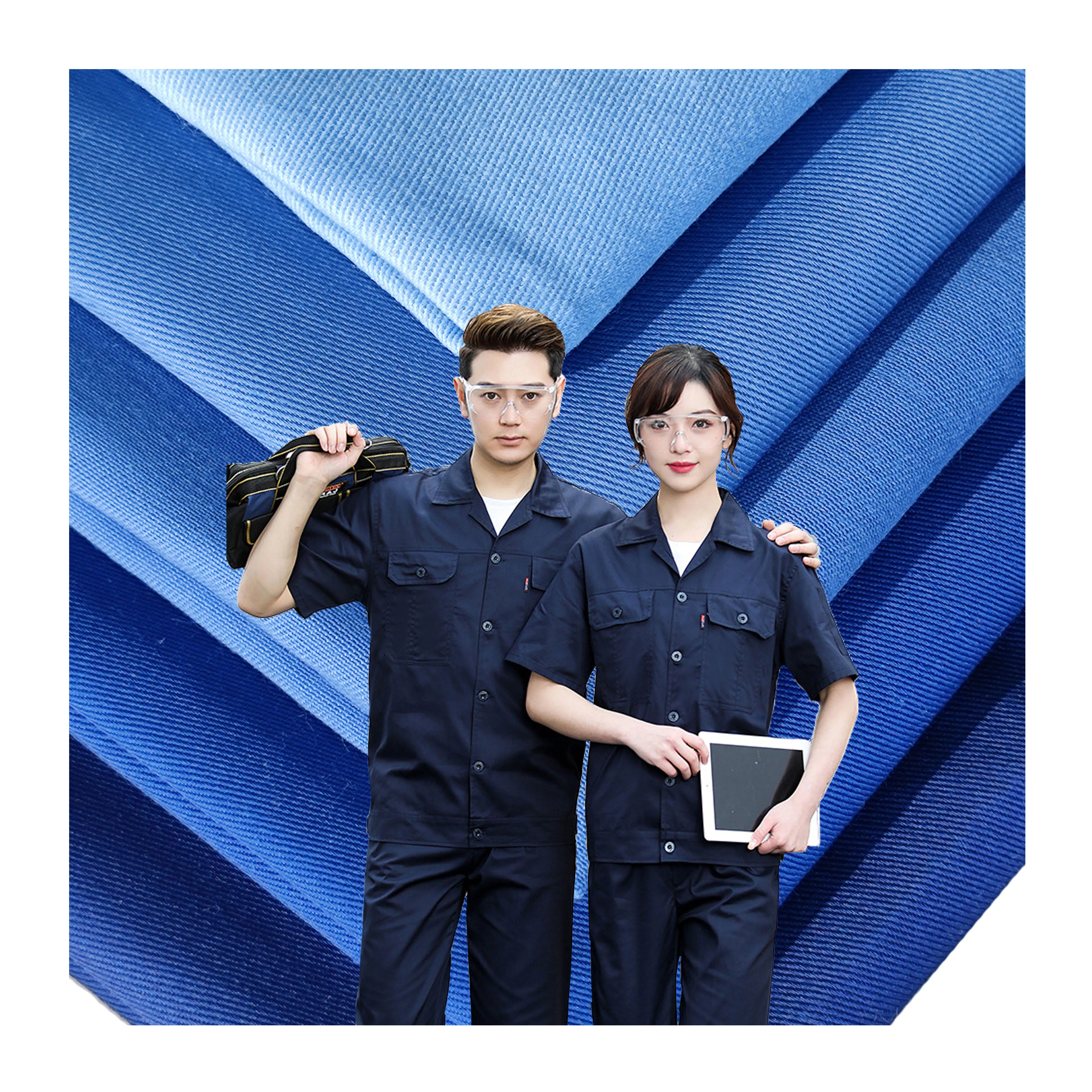 cotton twill fabric tc 80/20 polyester/cotton tc twill fabric for uniform workwear