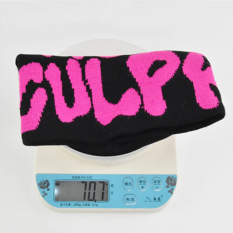 Wholesale customized beanies knit ski hats all over custom logo knitted jacquard winter acrylic skull beanie knit ski hats