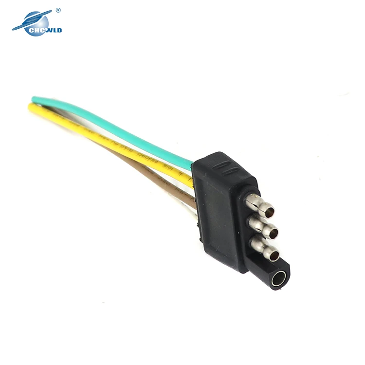 Youye Customized 4 Way Auto Cable Assembly Flat Truck Trailer Wiring Harness