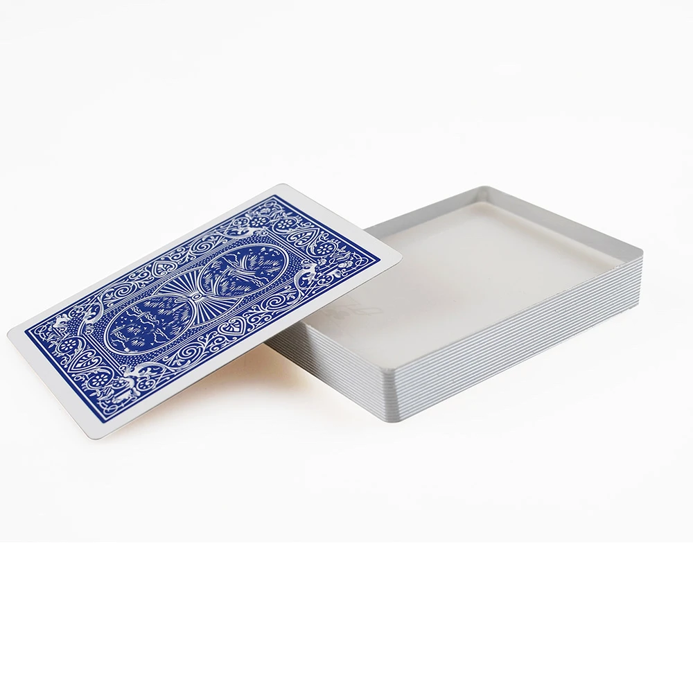 Close Up Magic Trick Accessories Glass Deck for Playing Card Magic Prop