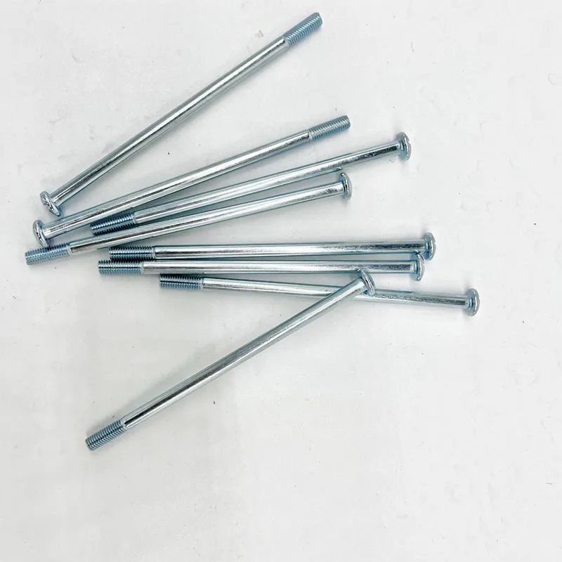 Truss Head Nickel Plated Long Screws For Door Locks Stainless Steel OEM Flat Machine Thread Black Screw DIN Bolts And Nuts Black