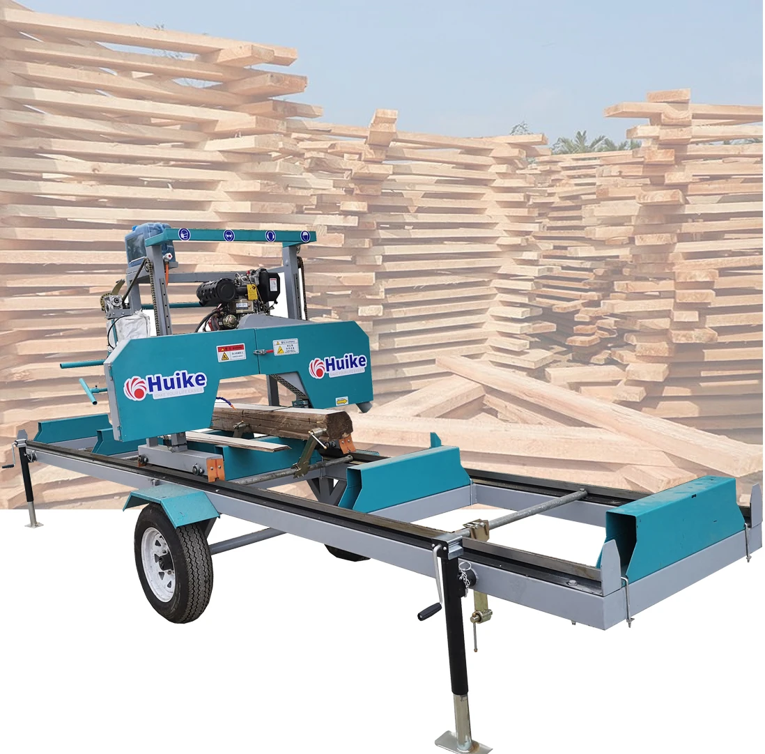portable wood circular sawmill / mobile sawmill timber king / saw mill for sale