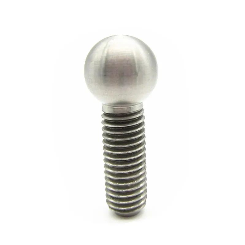 Non-standard hand tighten ball head screw