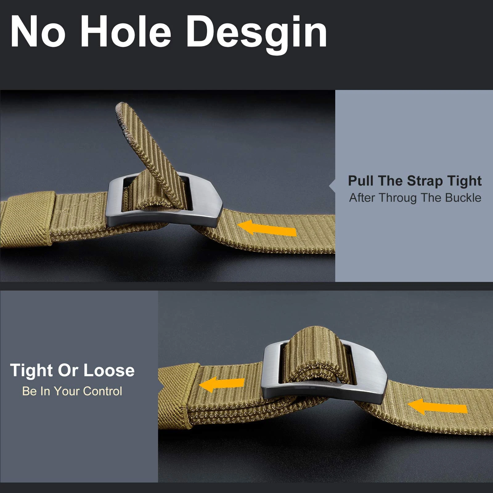 Men Nylon Belt Men Factory Wholesale  Woven Nylon Tactical Belt with Quick Release Buckle