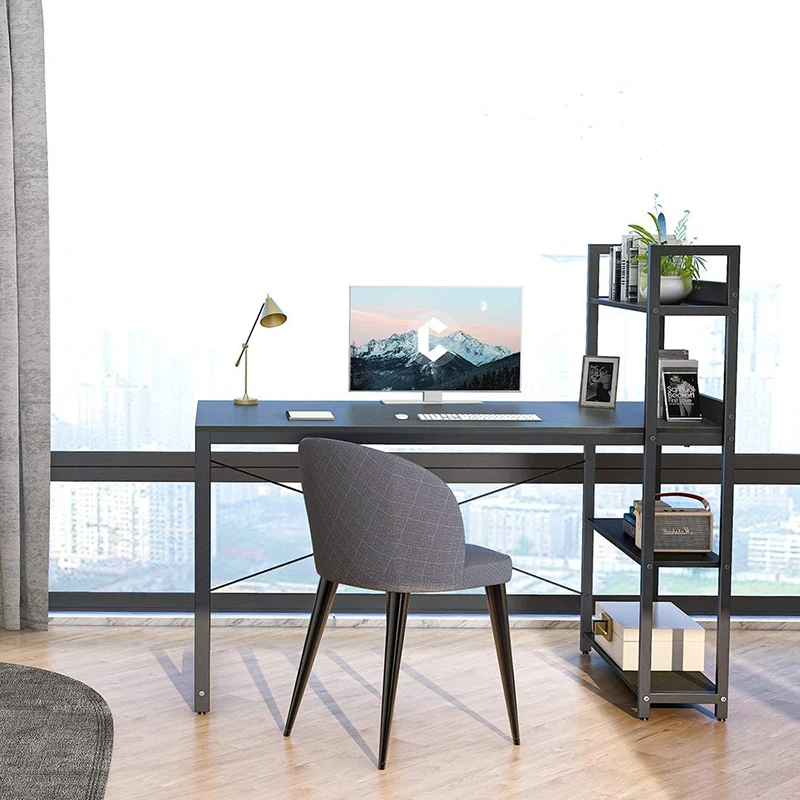 High quality new design office furniture computer desk table wooden iron staff home office desk