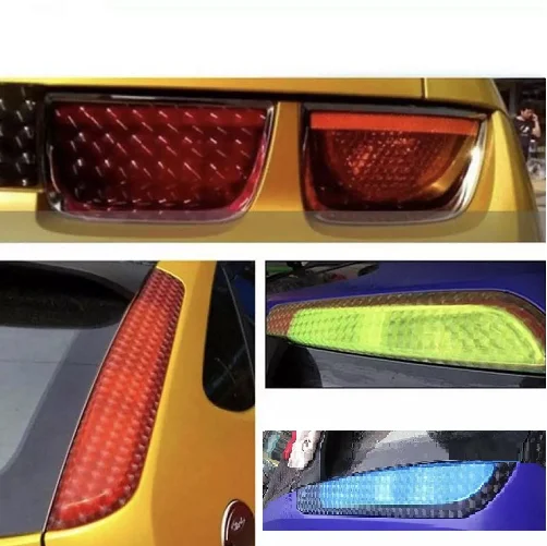 3D cat eye car headlight &taillight decal vinyl film