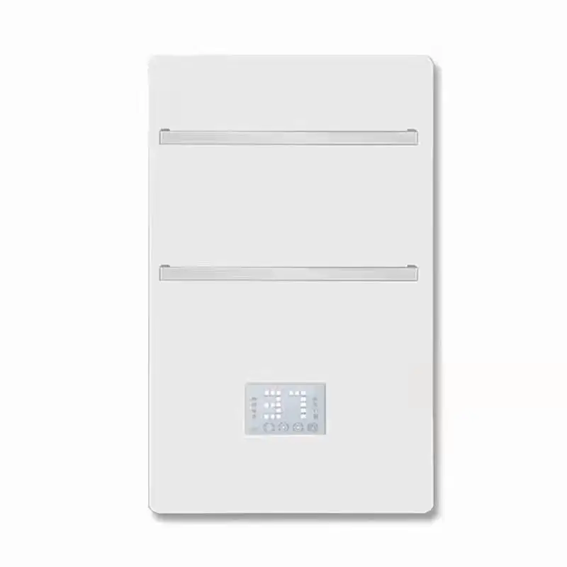 Luxury Smart Home Intelligent Touch Screen graphene  Flat Plate Type Wall Mounted Electric Dryer Heated Towel Warmer Rack Rail