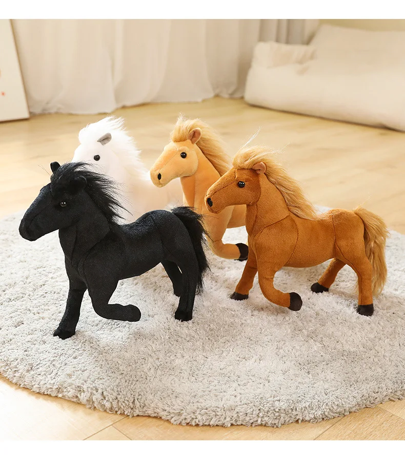 Customized simulation pony plush Stuffed Animal Toys for children as gifts