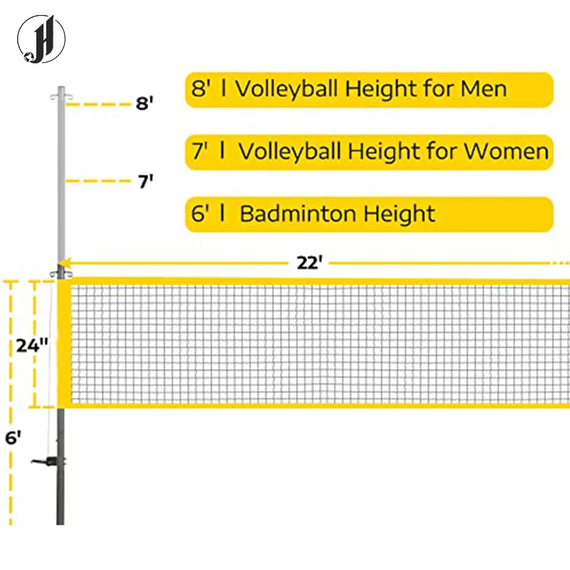 High Quality Official Indoor Competition Indoor badminton Net Badminton racket set