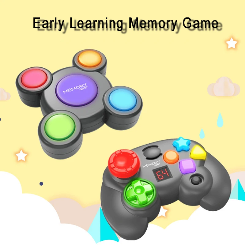Early learning play fun board game pocket educational game console memory game