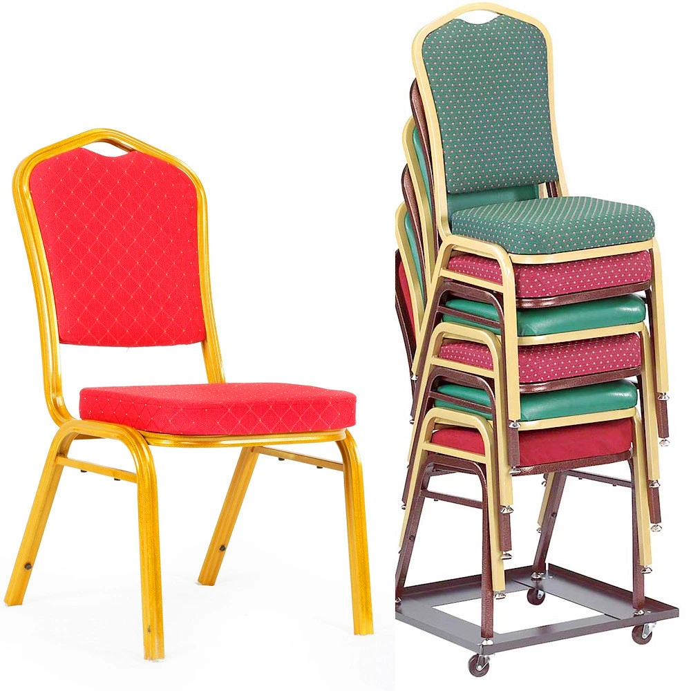 Недорогие Металлические алюминиевые железные стальные штабелируемые красные банкетные стулья для ресторанов и отелей