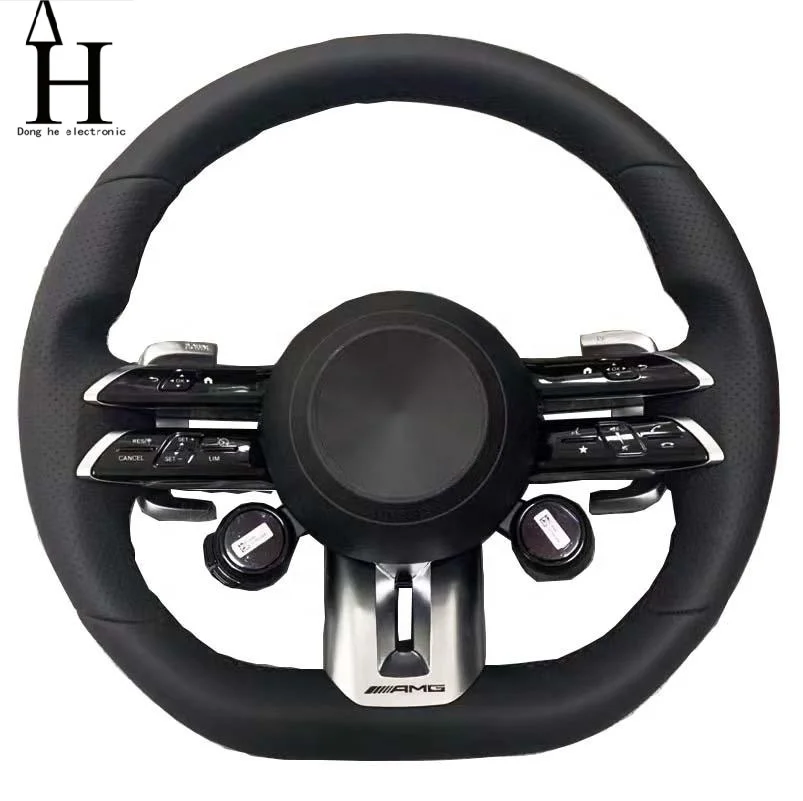 Custom new design LED carbon fiber AMG style steering wheel W204 W212 W221 W222 W223 AMG S63 2005-2021