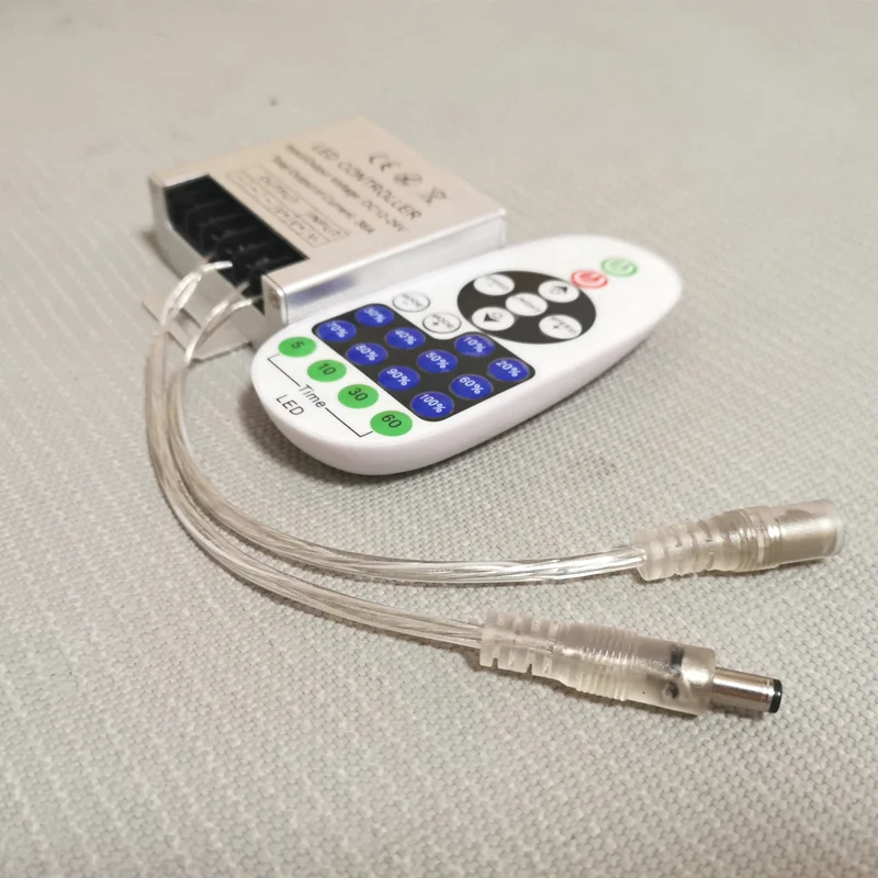 
Single Color LED Amplifier Signal Repeater 1CH 1 Channel Dimmer Power Amplifier for White DC5 24V 36A Max Black Light Metal OEM 