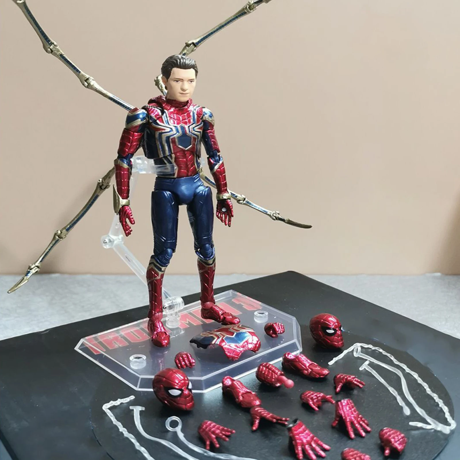 OEM Customized Spiderman Action Figures Marvel Legends Maker Spider-Man Anime collection gift Pvc action & toy figures