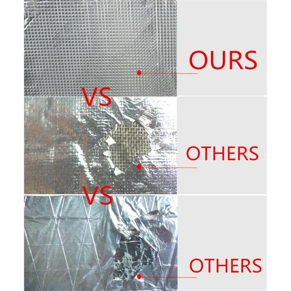 OEM C0032 Auto Adhesive Cotton Insulation Soundproof Car Foam Absorbing Car Noise Insulation 5mm 1.4m