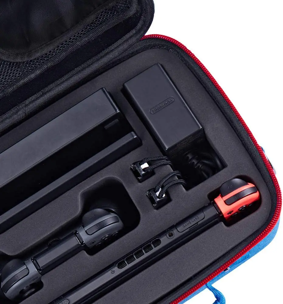  Дорожный чехол для Nintendo Switch защитный жесткий сумка игр приставки «Марио» и