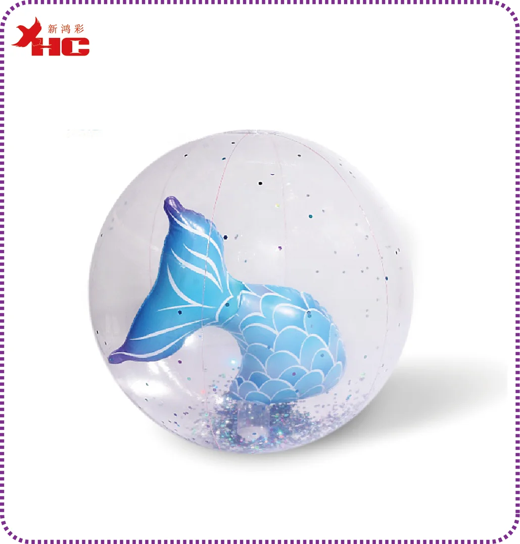 Semi-transparent Beach Ball Swimming Pool Inflatable Ball