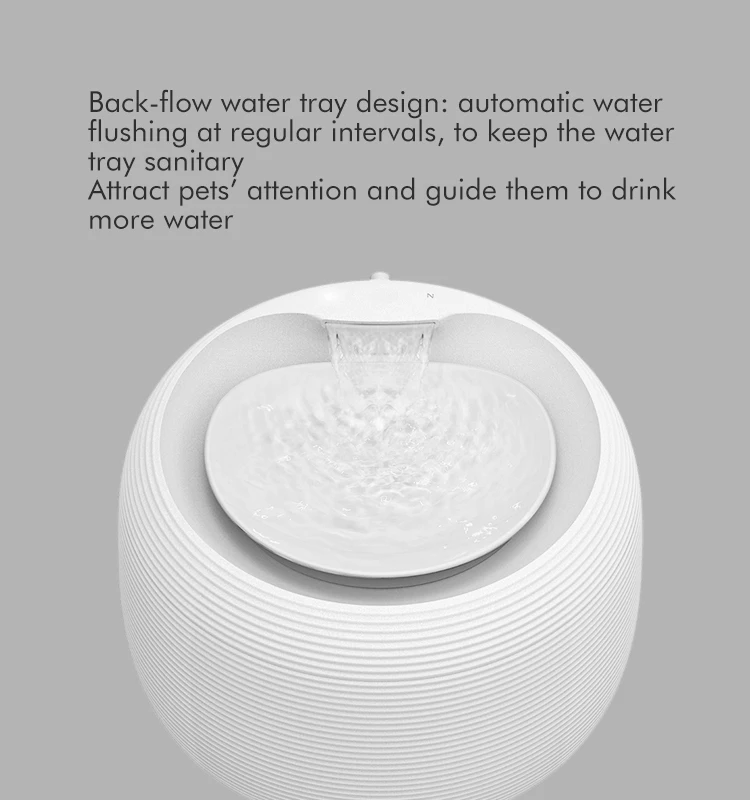 XCHO Super Quiet  Automatic Electric Cat Drinking Water Fountain  Dog Water Fountain 2.5l pet water fountain