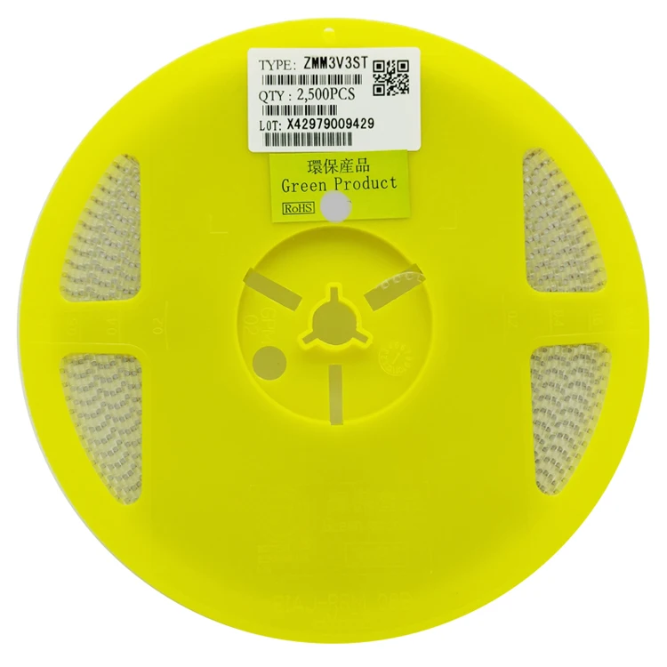Новый оригинальный SMD Диод Зенера ZMM3V3 0 5 Вт 1206/LL34 3 В диодный