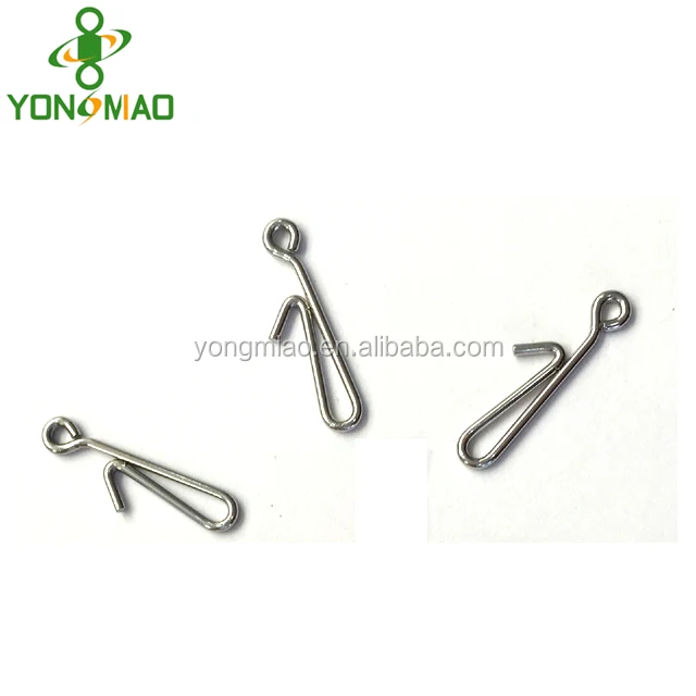 YM2024 HANGING SNAP fishing snap for feeder wire leader nylon wire stainless steel wire leader