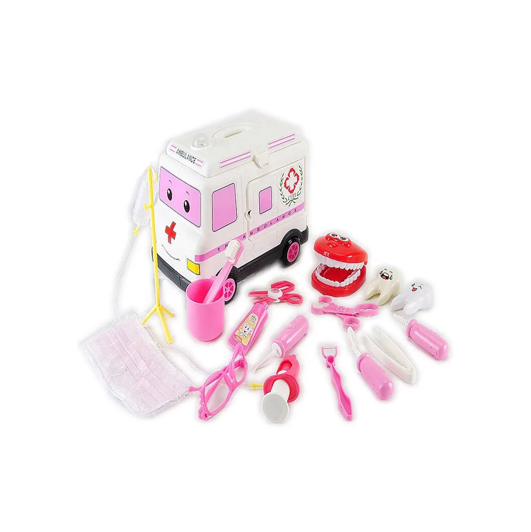 Role-play preschool dentist toy ambulance