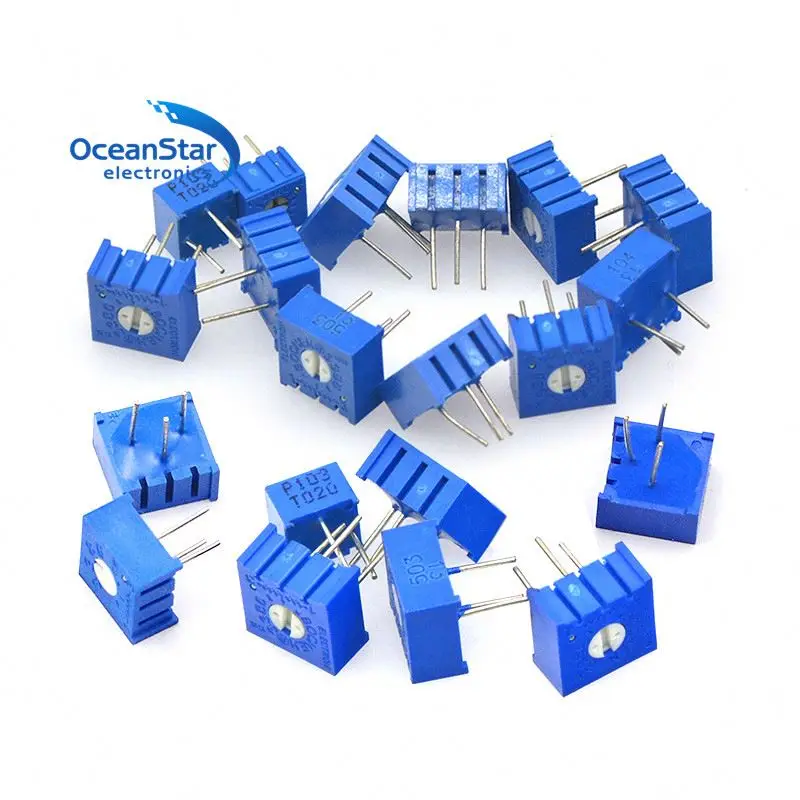 3386P potentiometer 1K 2K 5K 10K 20K 50K 100K 500K 1M 102 103 single-turn precision adjustable resistance potentiometer