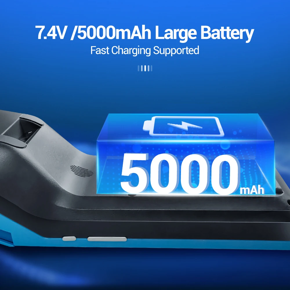 Custom 5.5 Inch Android Handheld Cash Register Pos Checkout Scanner Machine Mobile Transfer Touch Pos Terminal with Printer