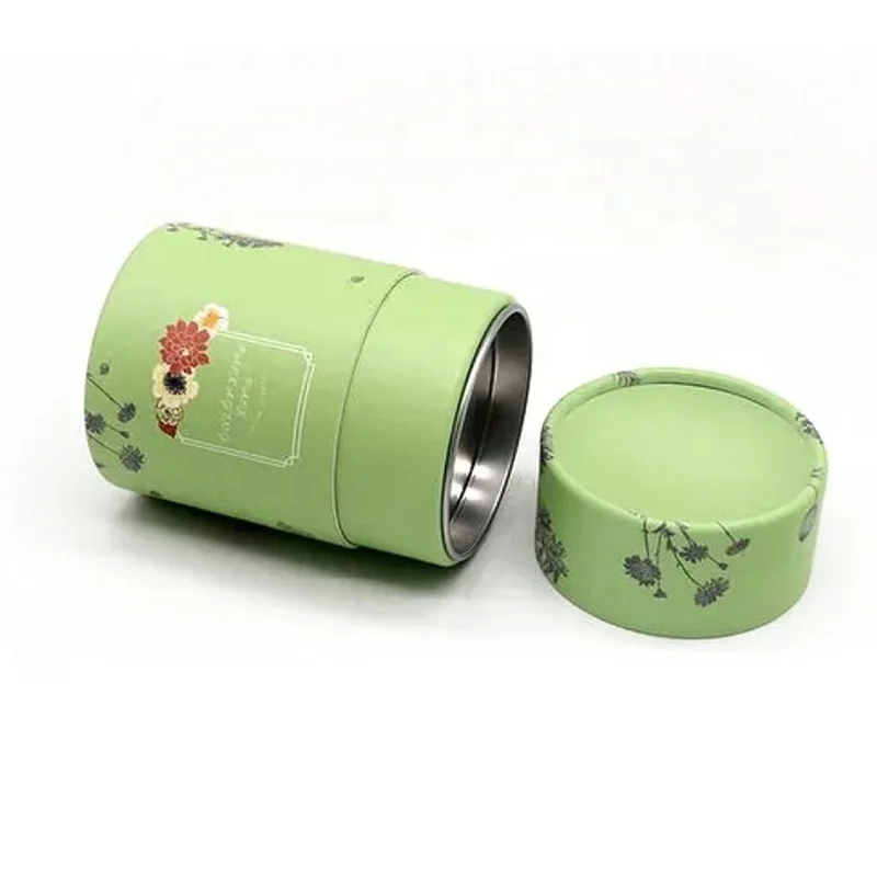Biodegradable Custom Eco Friendly Kraft Aluminum Paper Tube Craft Cylinder Cardboard Box Packaging Tubes