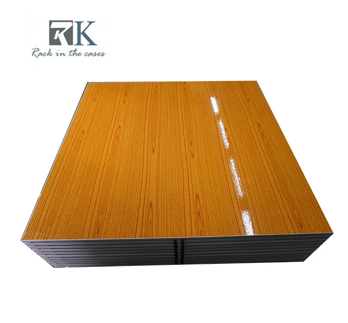 RK high quality custom wedding gloss white track dance floor