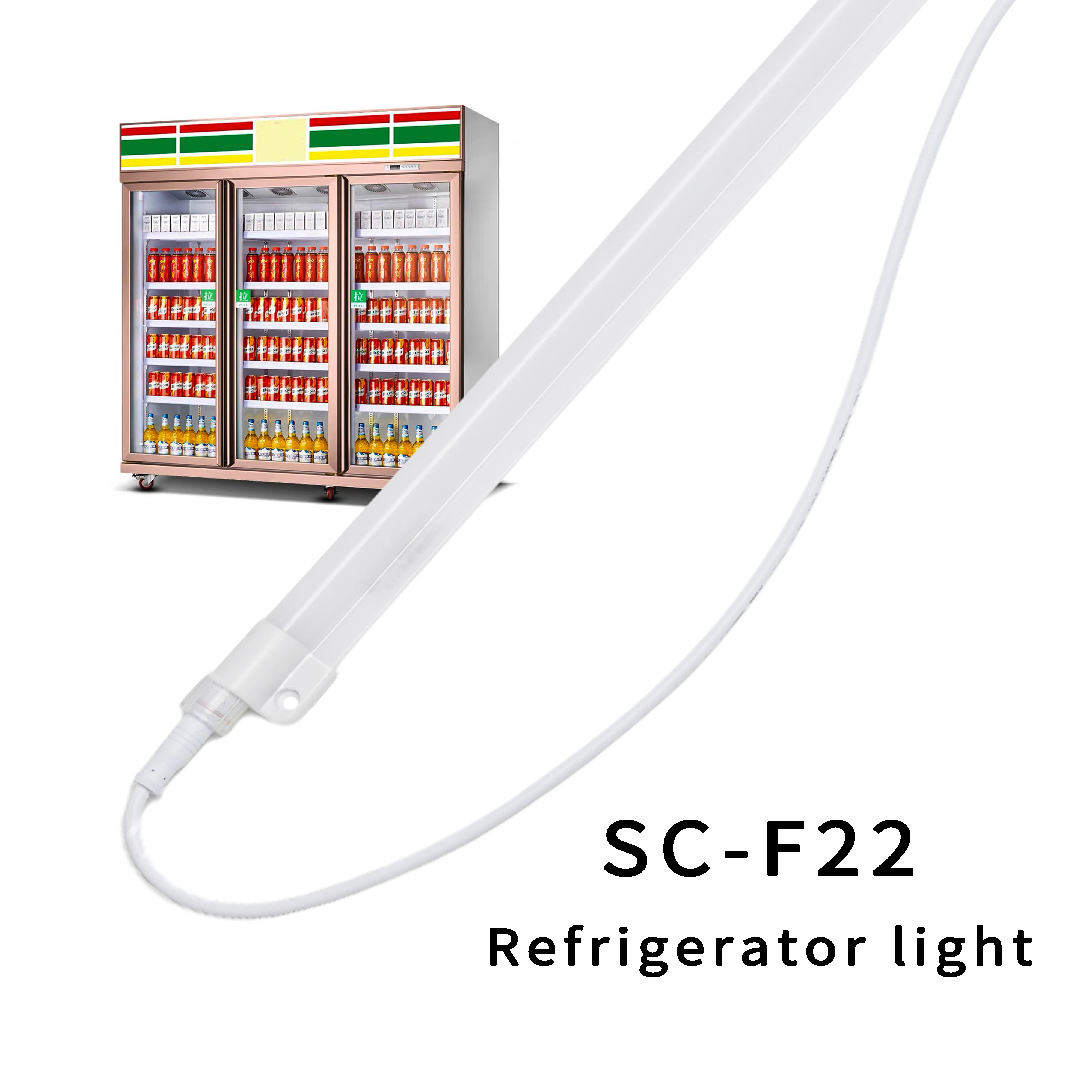 DC 24V 12V SMD2835 Refrigerator Light LED IP65 Waterproof Freezer Light Customizable