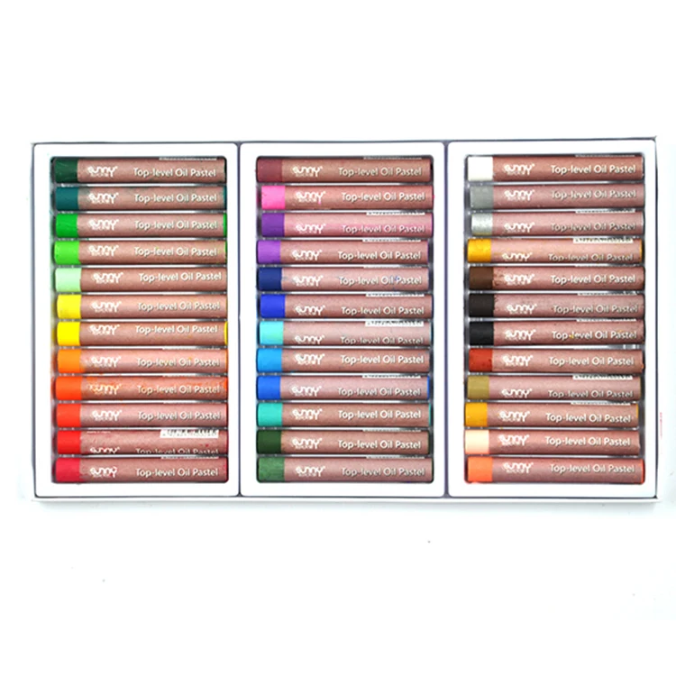 Wholesale custom high quality 36 colors Non-Toxic Arts Oil Pastels Oil pastel set crayons for kids painting pastels