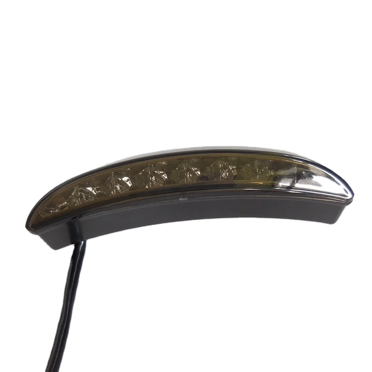 Универсальный светодиодный задний фонарь для мотоцикла с маркировкой E, 3 линии, стоп-сигнал для мотоцикла, вездехода, внедорожника, задний фонарь, задний стоп-сигнал, ходовой фонарь