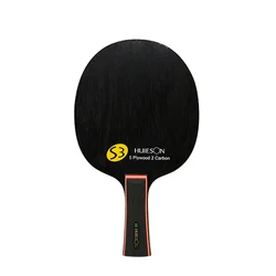 Профессиональная ракетка HUIESON для настольного тенниса, ракетка для настольного тенниса с логотипом на заказ, 5 деревянных и 2 карбоновых ракетки