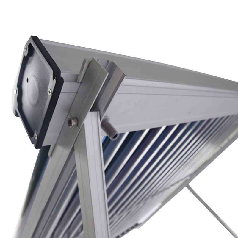Vacuum Tube Heat Pipe Solar Collector with Inlet and Outlet in the Bottom of Manifold