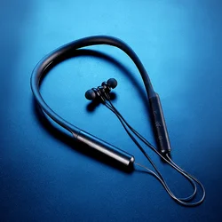 Magnetic Wireless Sport Bass Earbuds Stereo Sport Earpiece Retractable Bass Stereo Neckband Headset