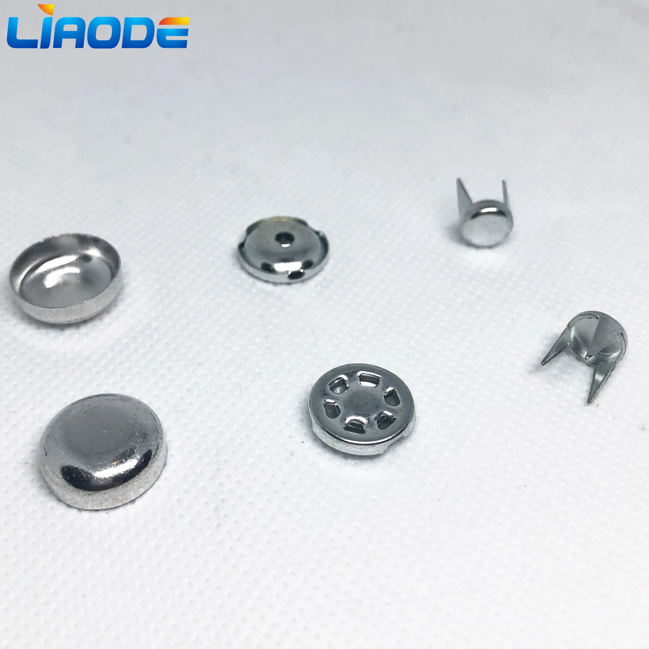 13mm 22# 3 feet Aluminum Baseball Cap Fabric covered Metal buttons