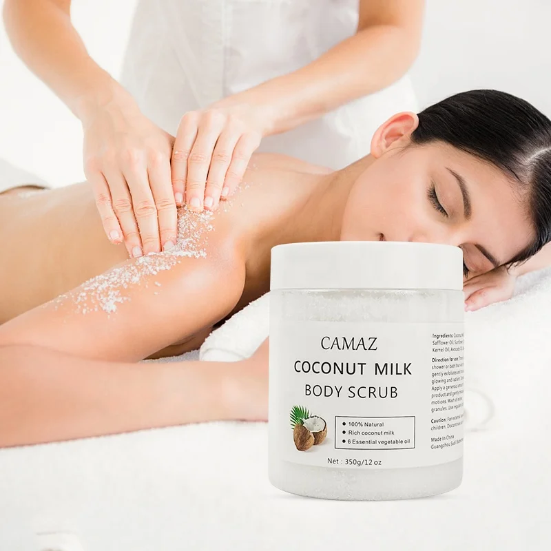 CAMAZ wholesale organic Exfoliating Salt Scrub face and body cleansing scrub gel for black women