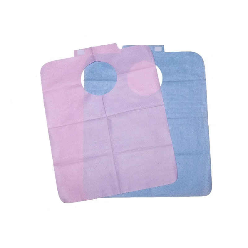 Одноразовые Слюнявчики из бумаги для взрослых, одноразовые Слюнявчики из ткани