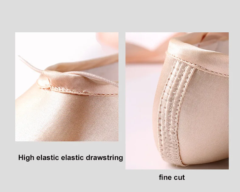 Factory Adult Kid satin ballet pointe shoes