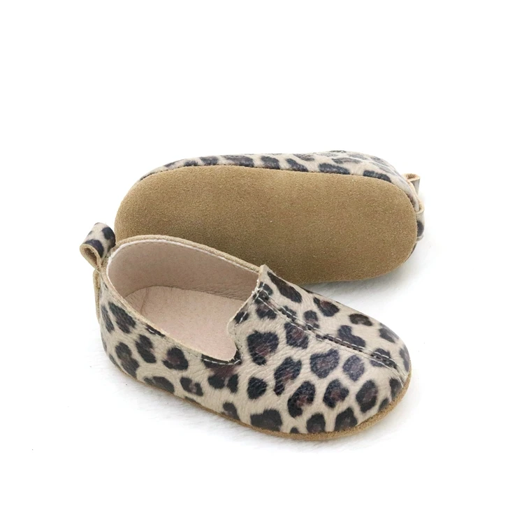 New Design Speckle Leather Cartoon Baby Girl Slippers Shoes