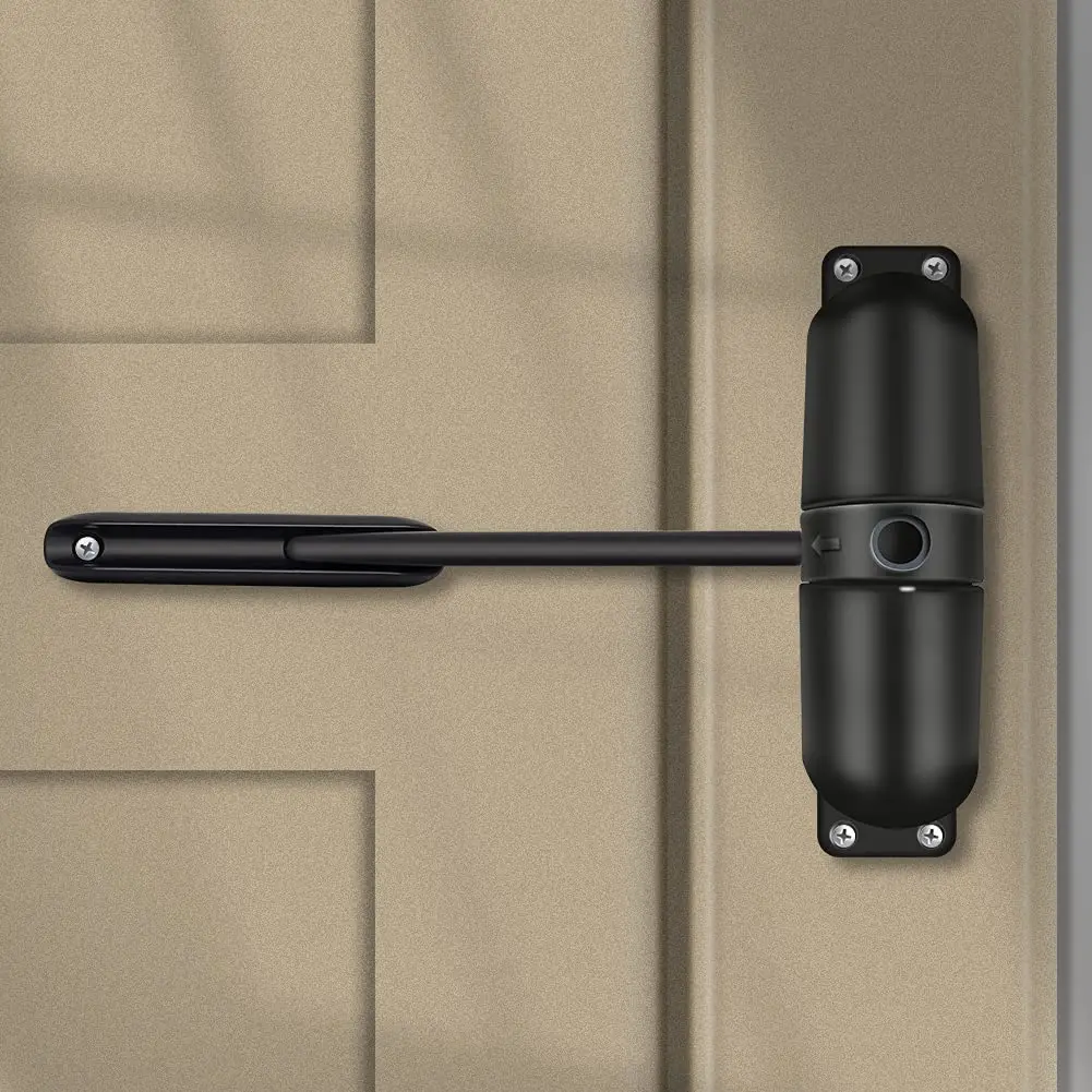 Safety Spring Door Closer, Adjustable Closing Door Hinge, Automatic Stopper Fire Rated Convert Hinged Doors to Self Closing Door