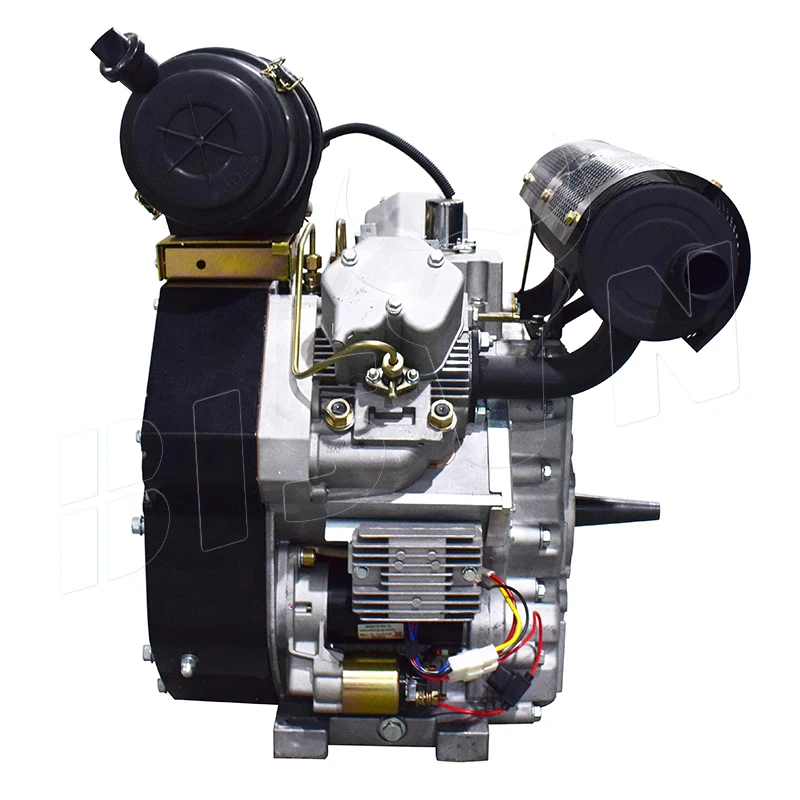  Bison(China) 290F 2 Cylinder Diesel Engine 20Hp Cylinders 4 Stroke Small For