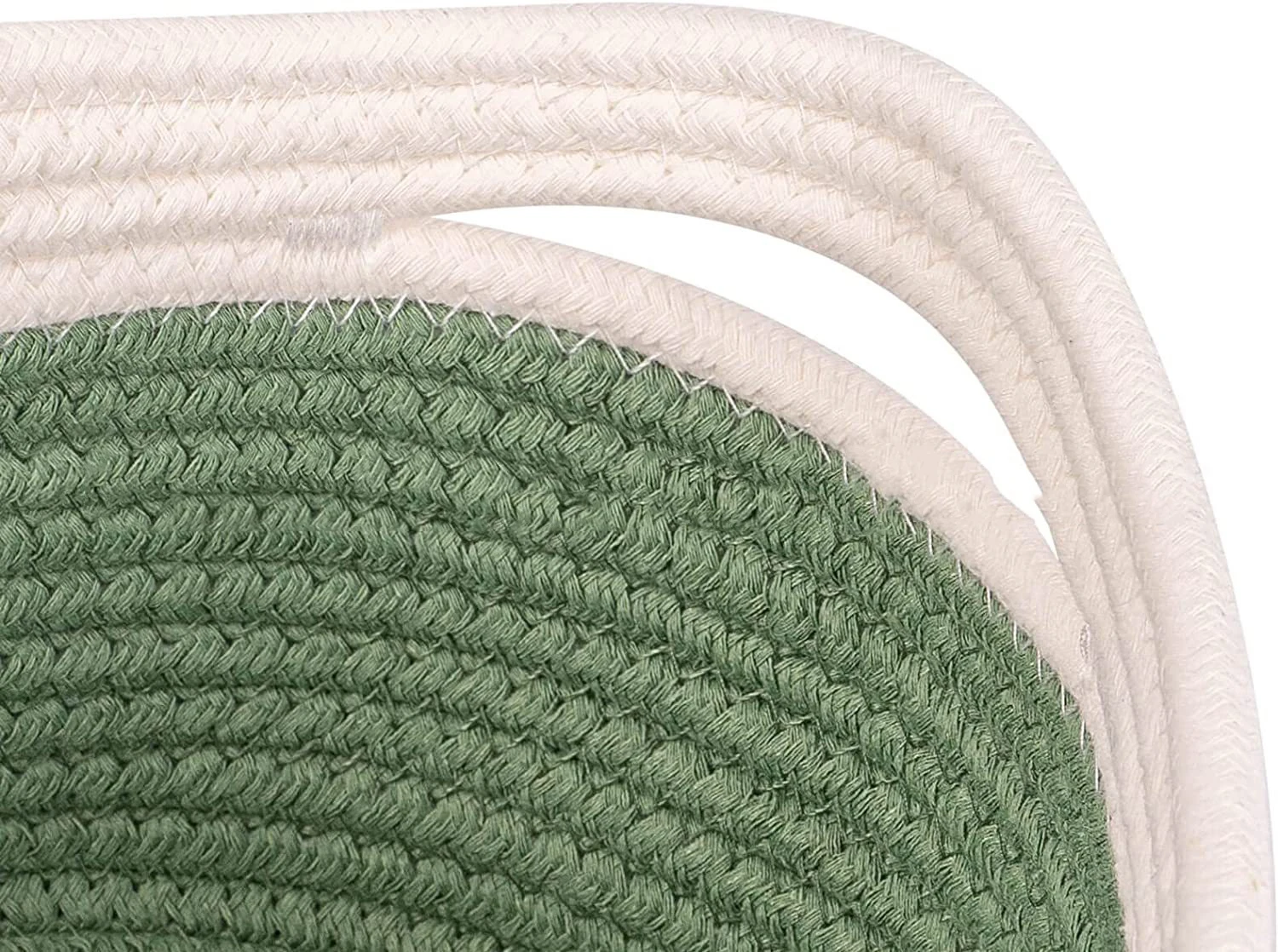 Cotton Woven Empty Gift Baskets for Storage Closet Bins for Shelves Rope Baskets Toy Organizers